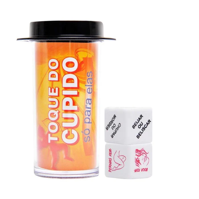 DADO TOQUE DO CUPIDO SÓ PARA ELAS (2 DADOS)