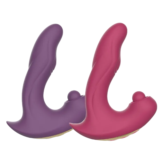 Vibrador Penetrável com Bolinha Estimuladora de Clitóris