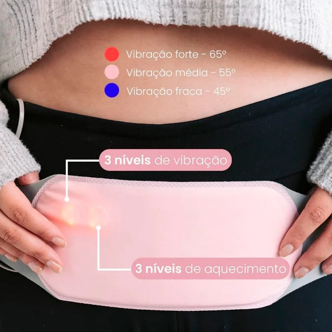 Vibrador com Aquecimento para Alívio Menstrual
